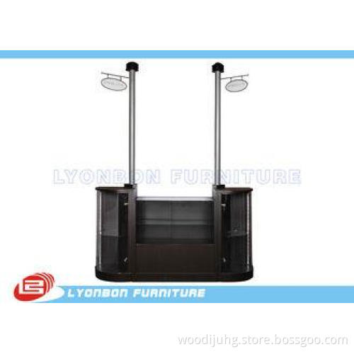 Laminated Melamine Finished Shop Cash Counter / Brown MDF G